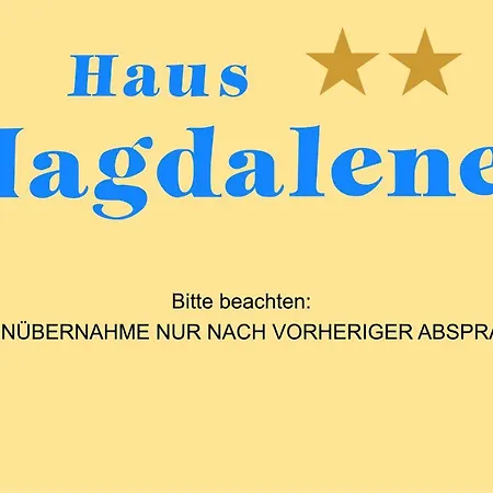 Haus Magdalene Πανσιόν 2*